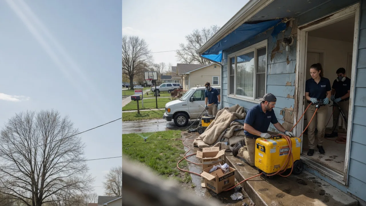 Basement Flood Cleanup in Laconia, IN near me